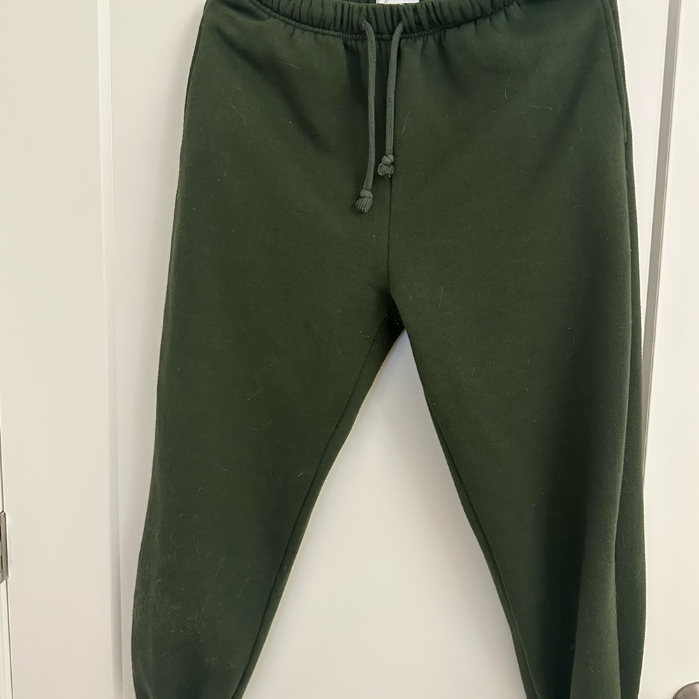 Topshop Olive Green Joggers